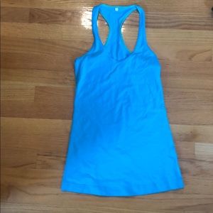 Lulu lemon tank top. Light blue. Size 4.